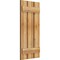 Ekena Millwork Spaced Board-n-Batten Shutters, Rough Sawn Western Red Cedar, 17 1/8W x 36H, PR RBS06S17X036RWR - alternate 3